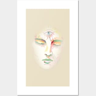 Enlightened Third Eye Design Posters and Art